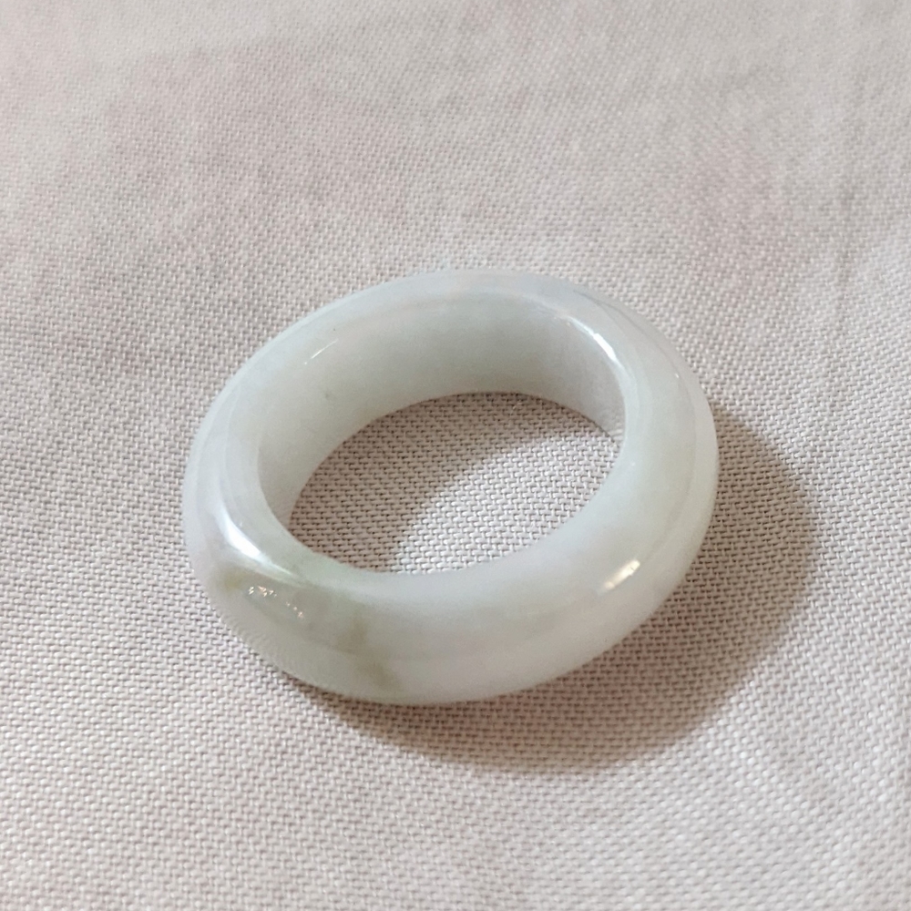 Natural Jade Ring - Size 5.5, 6.5, 7 - Picture 3 of 4